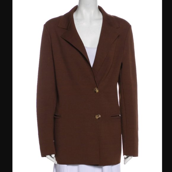 Nanushka Aira Single Breast Stretch Knit Blazer M - Picture 1 of 4
